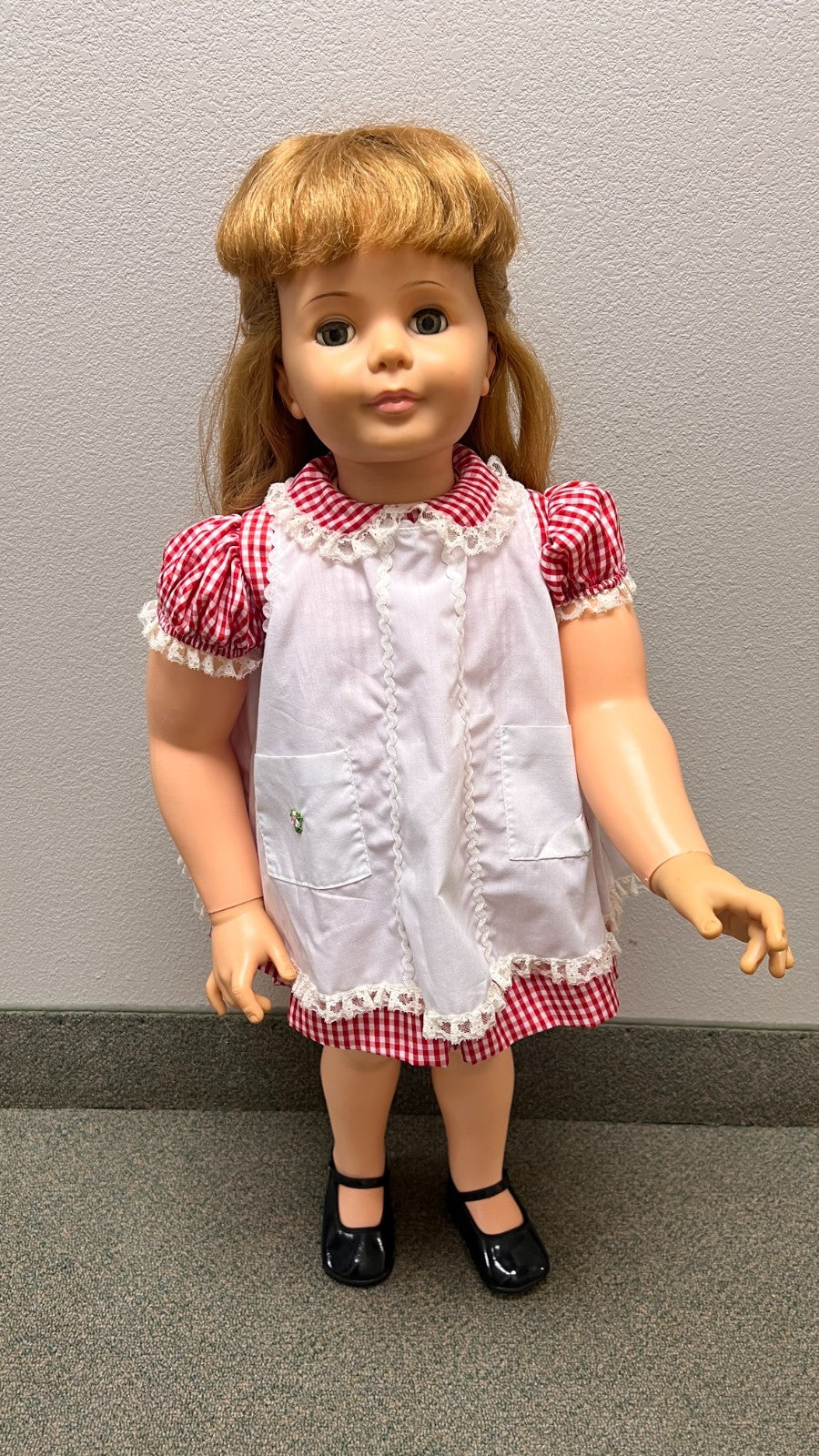 Vintage Ideal G35 Patti Playpal Blonde 35" Twist Wrist Companion Doll