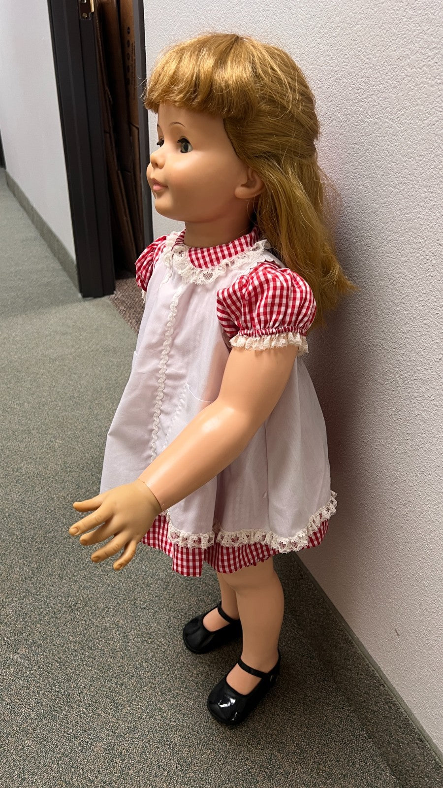 Vintage Ideal G35 Patti Playpal Blonde 35" Twist Wrist Companion Doll