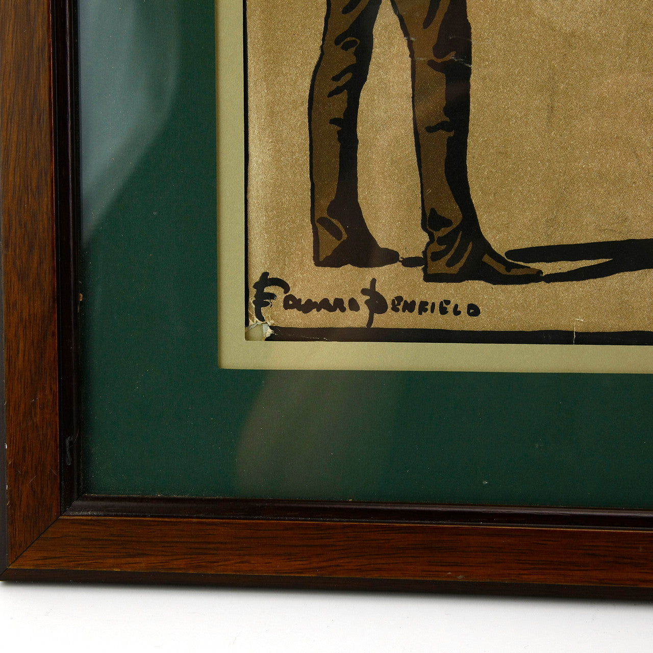 Framed Edward Penfield Lithograph - Harper's November 1897