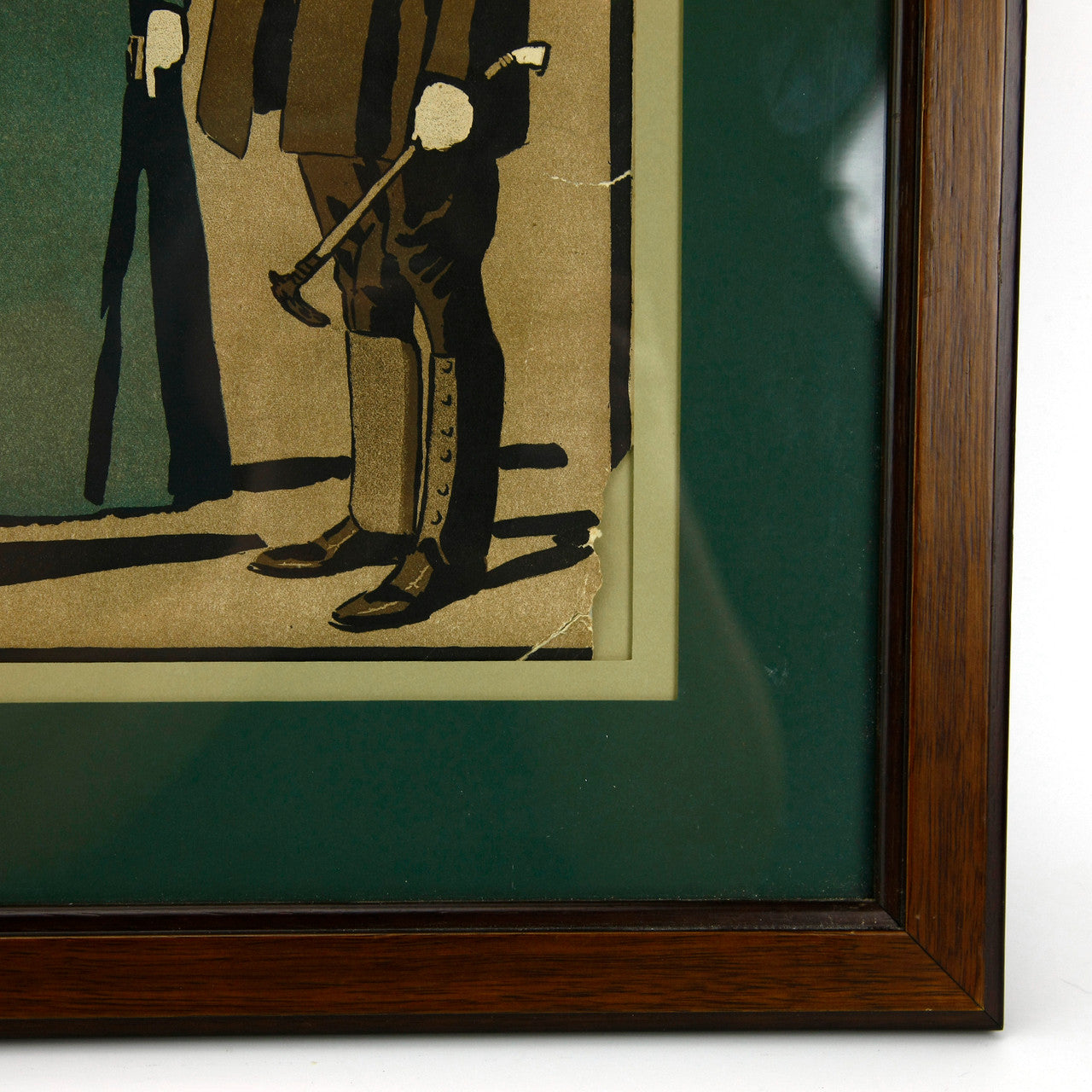 Framed Edward Penfield Lithograph - Harper's November 1897