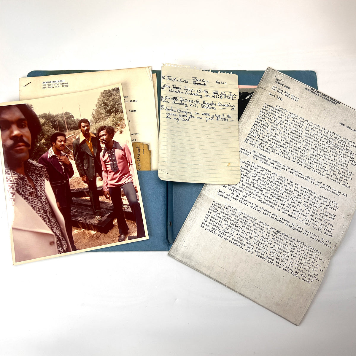 1960s 1970s Soul Funk R&B Music Tour Ephemera Archives The Poets Total Eclipse