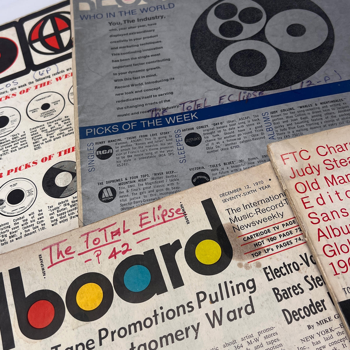 1960s 1970s Soul Funk R&B Music Tour Ephemera Archives The Poets Total Eclipse