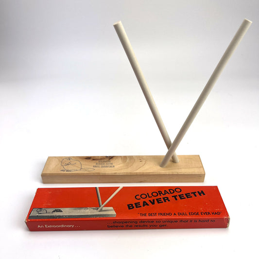 Vintage Colorado Beaver Teeth Knife Sharpening System - NOS