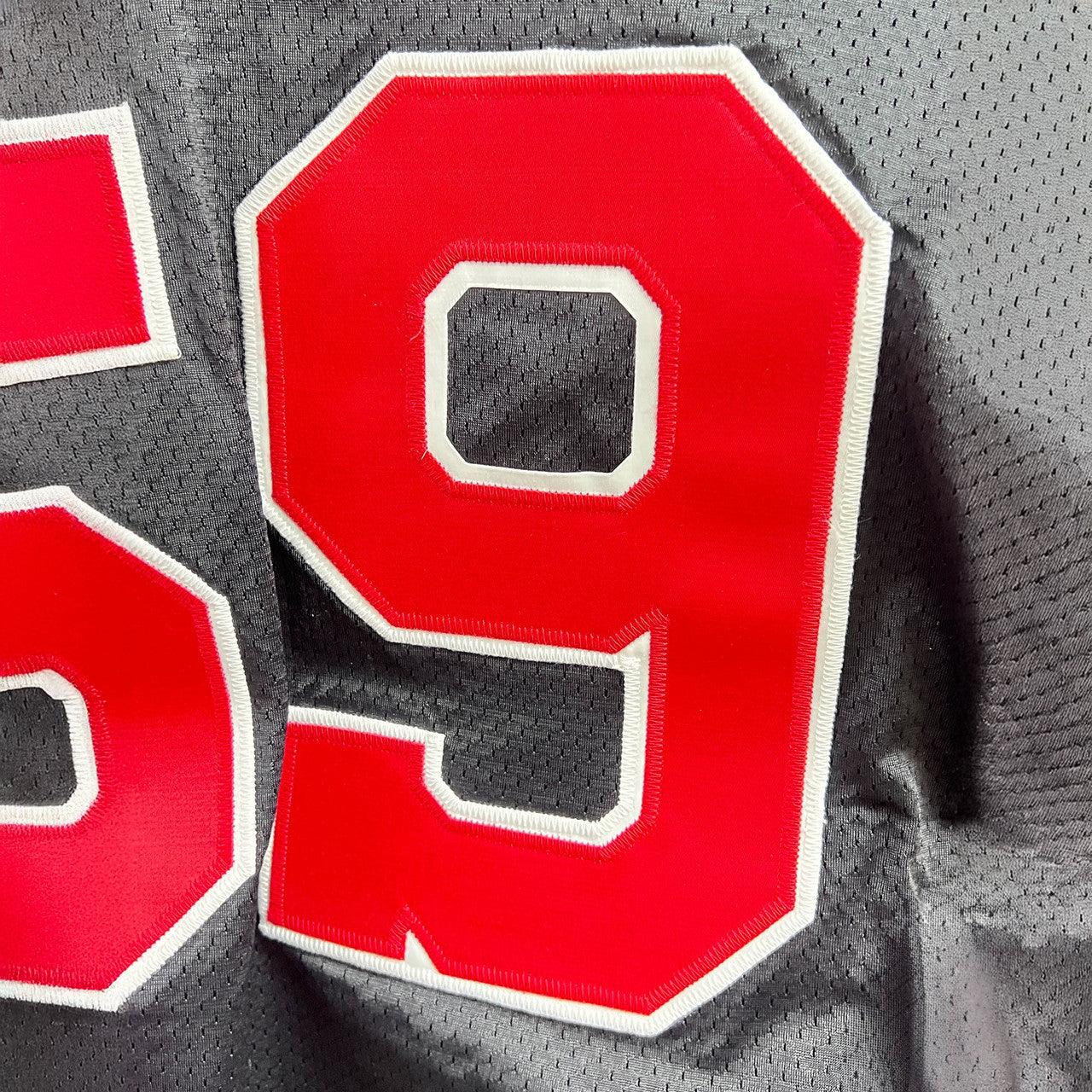 Vintage Southland Athletic Football Jersey Red Black White Size 42