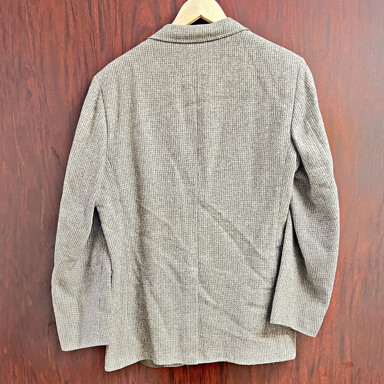 Vintage Cricketeer Men’s 38R Tweed Wool Sport Coat Brown Gray Herringbone