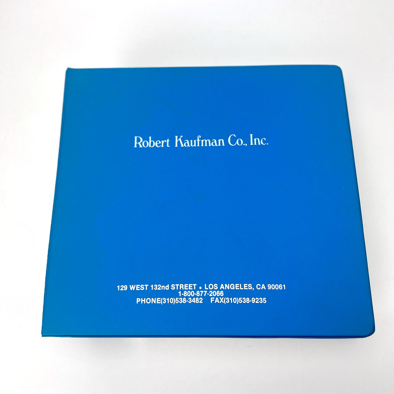Robert Kaufman Fabric Swatch Sample Binder 1996 Sewing Ephemera
