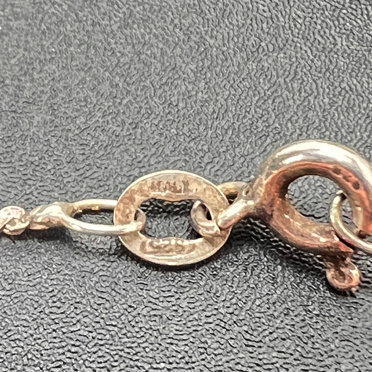 Sterling Silver Rope Chain Necklace Figure Pendant 30in