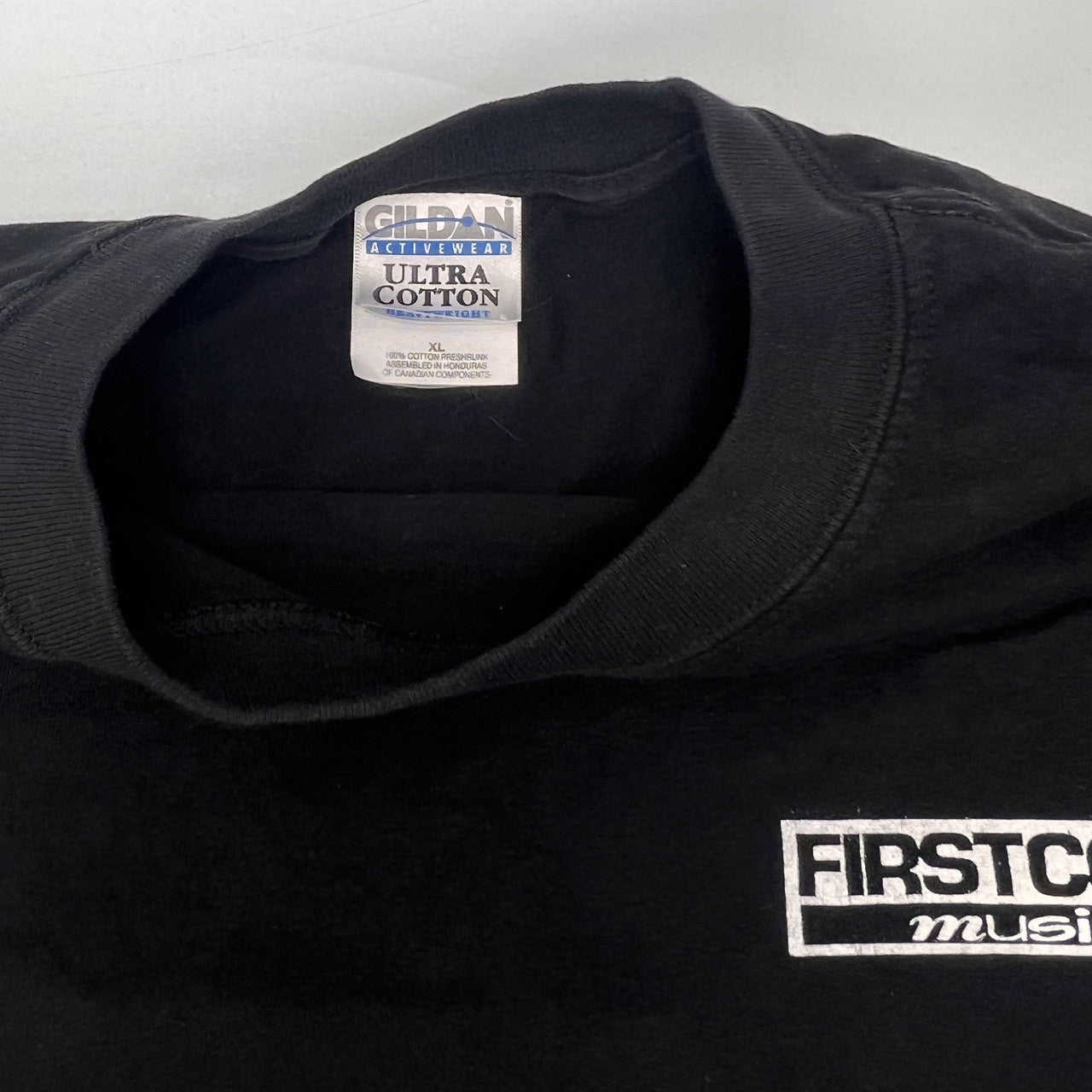 Vintage FirstCom Music On The Brain T Shirt XL Gildan