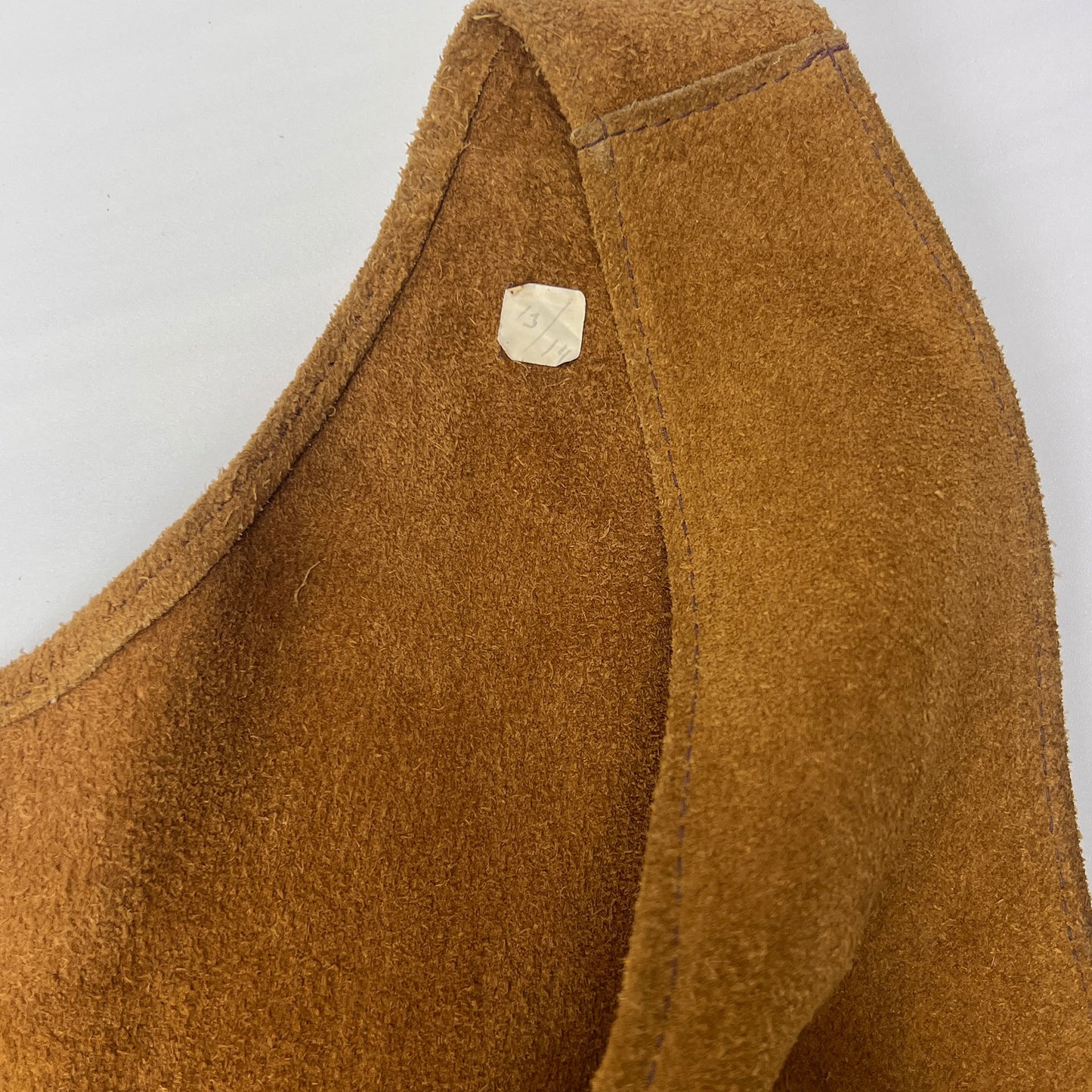 Vintage Suede Western Vest Snap Front Womens Small