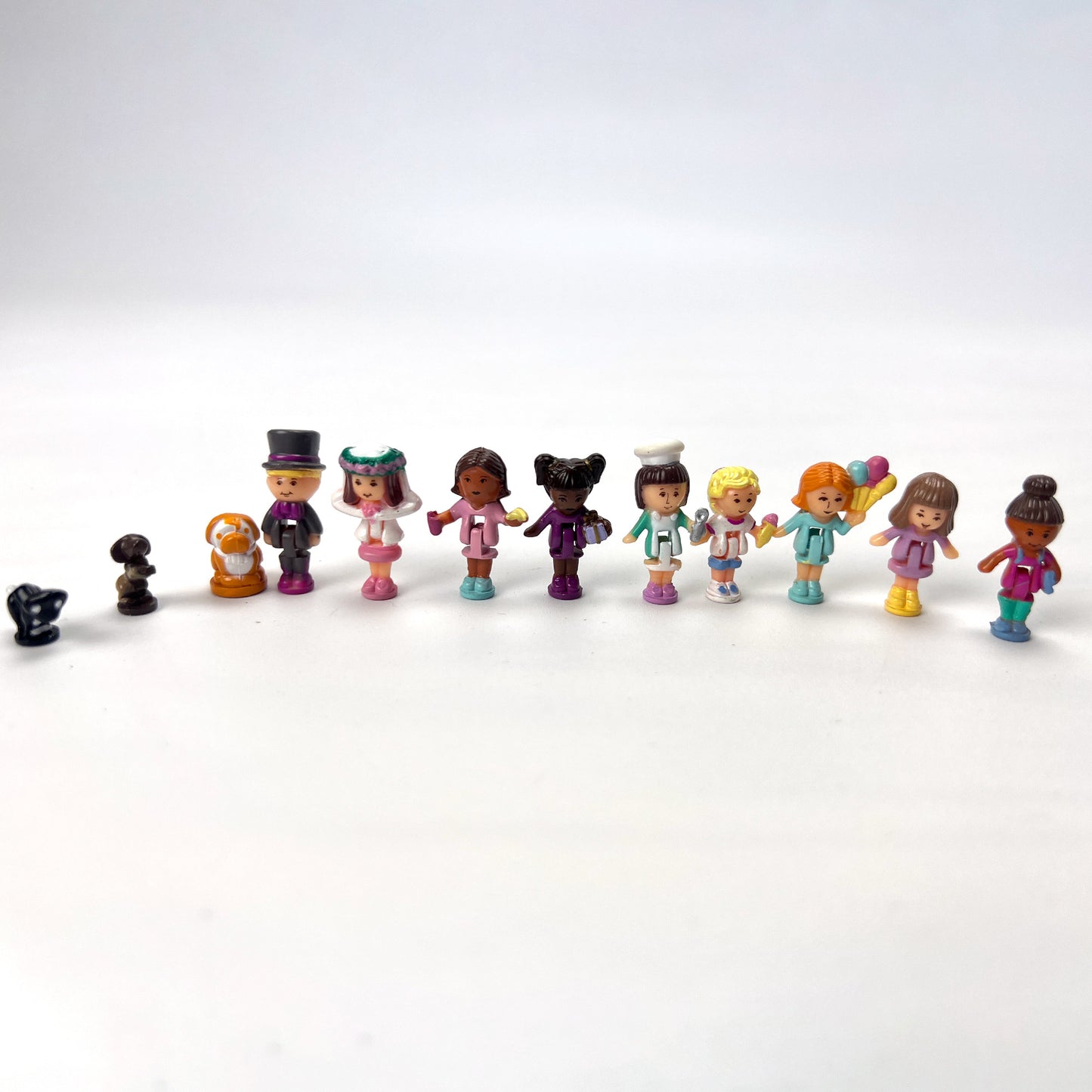 Polly Pocket Pollyville Super Set Complete With Box Lights Working
