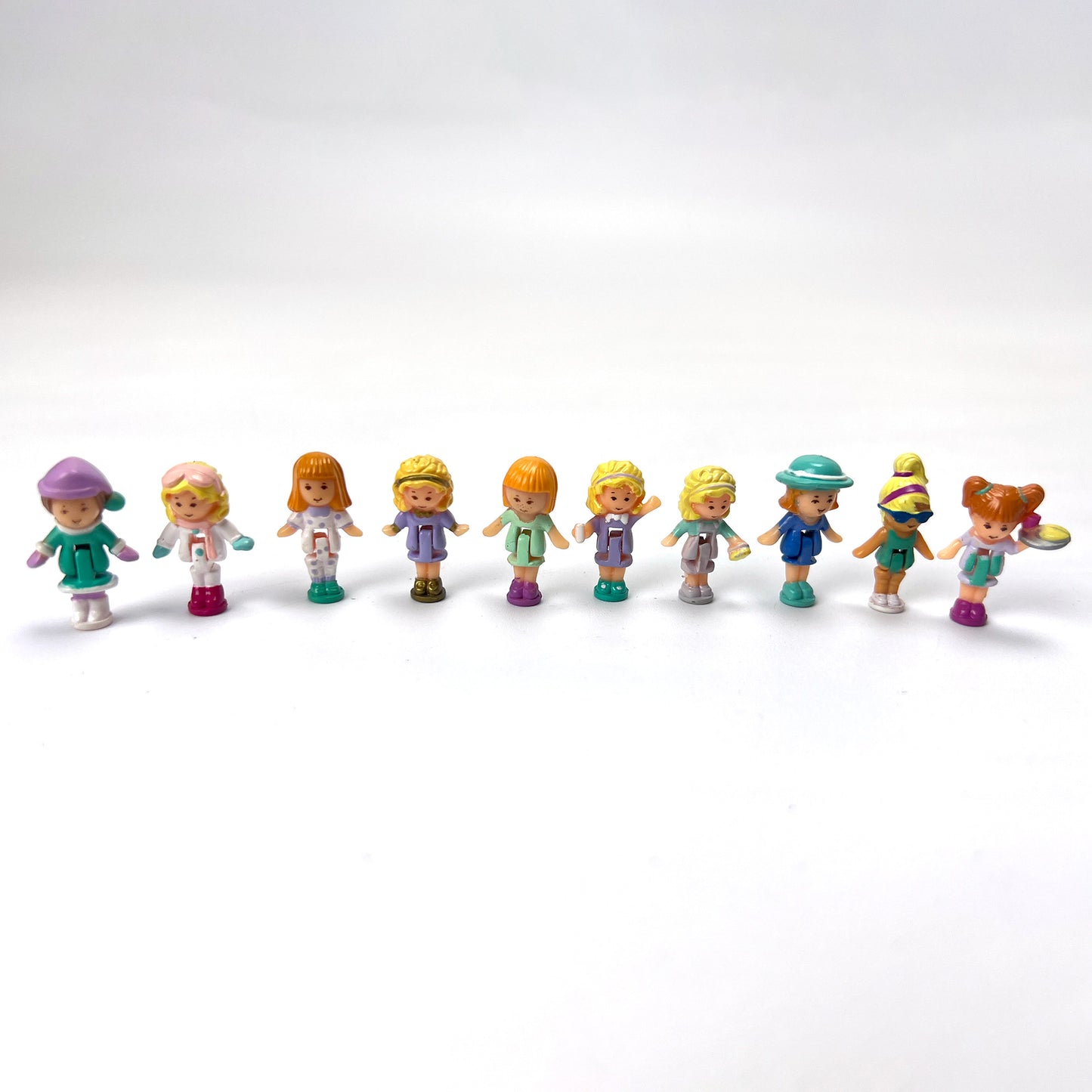 Polly Pocket Pollyville Super Set Complete With Box Lights Working