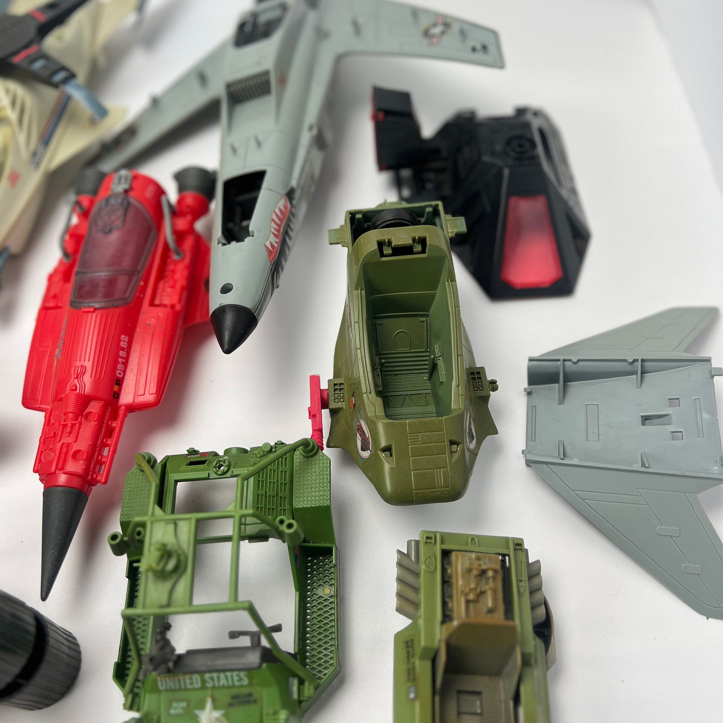 G.I. Joe Parts Lot Incomplete Vehicles Weapons Accessories 1980s-90s
