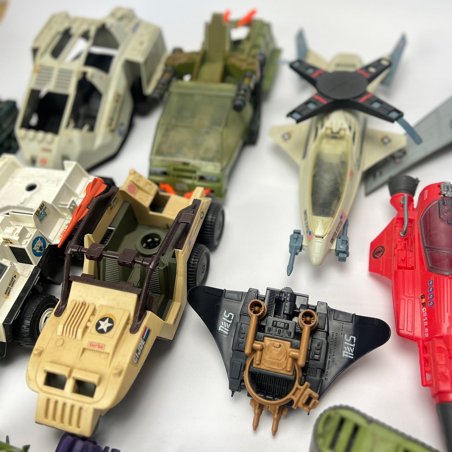 G.I. Joe Parts Lot Incomplete Vehicles Weapons Accessories 1980s-90s