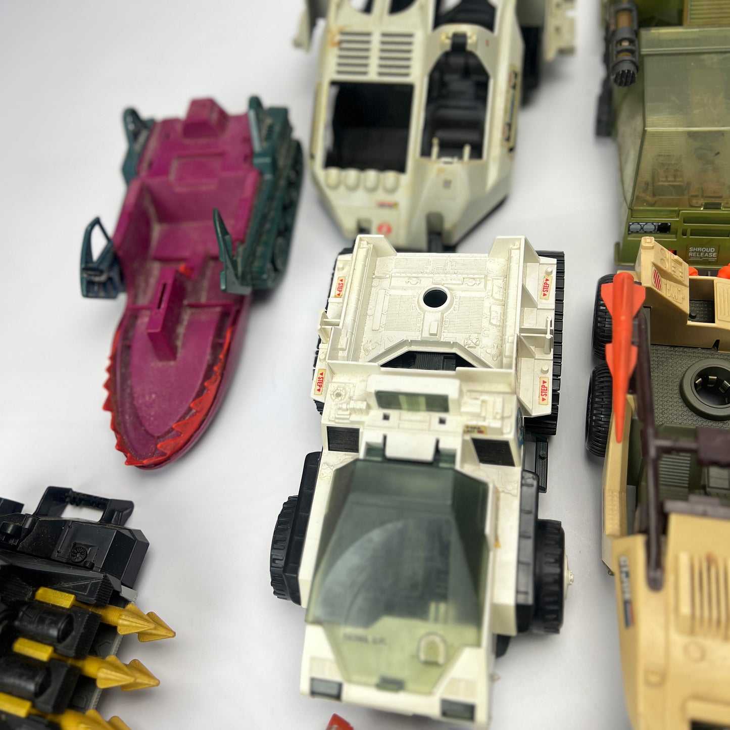G.I. Joe Parts Lot Incomplete Vehicles Weapons Accessories 1980s-90s