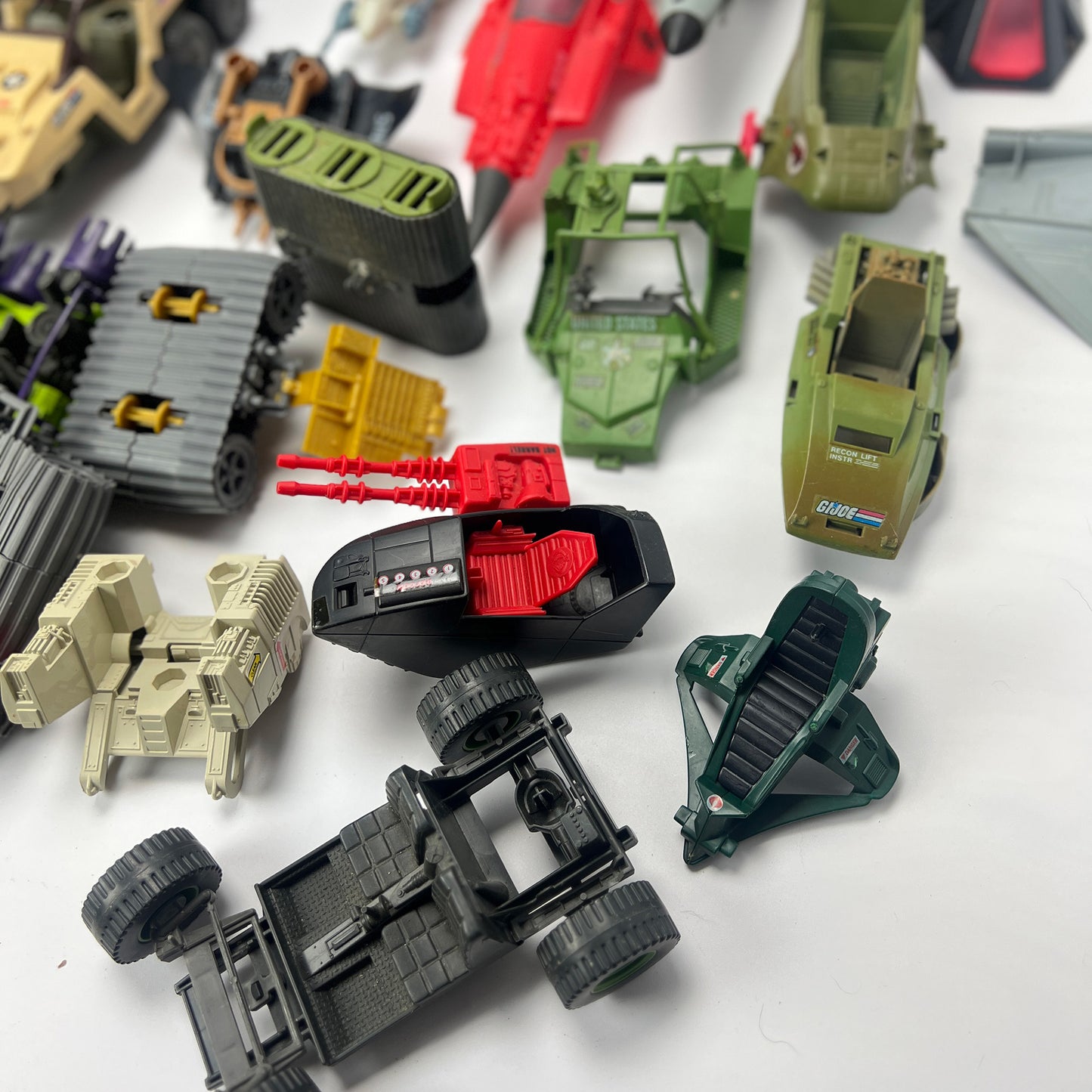 G.I. Joe Parts Lot Incomplete Vehicles Weapons Accessories 1980s-90s