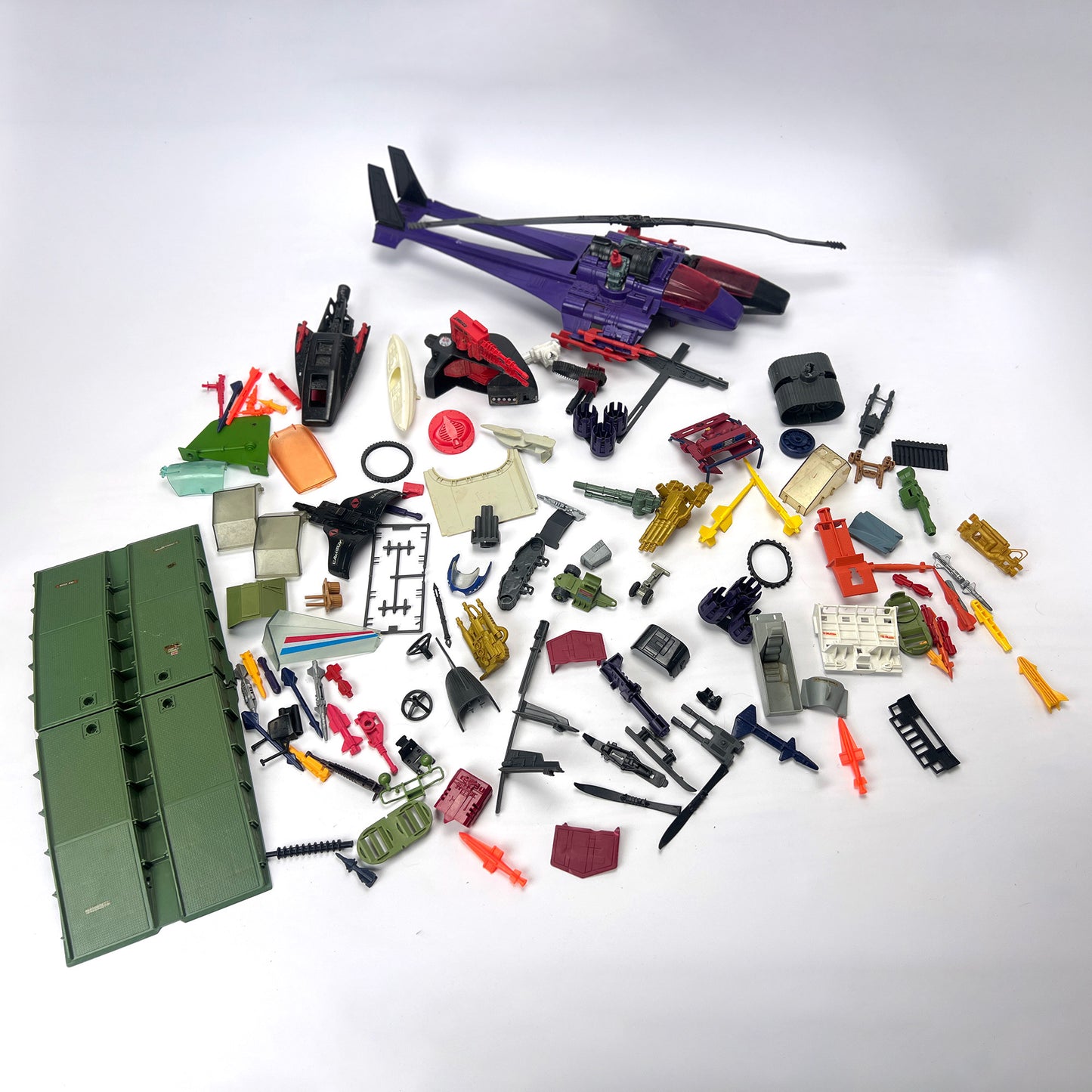 G.I. Joe Parts Lot Incomplete Vehicles Weapons Accessories 1980s-90s