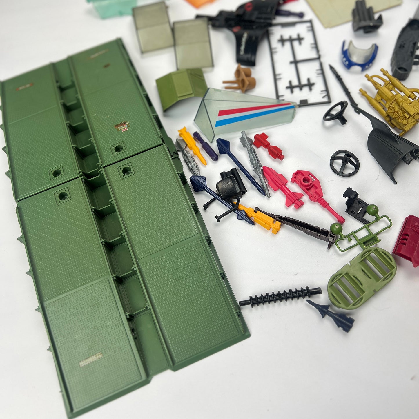 G.I. Joe Parts Lot Incomplete Vehicles Weapons Accessories 1980s-90s