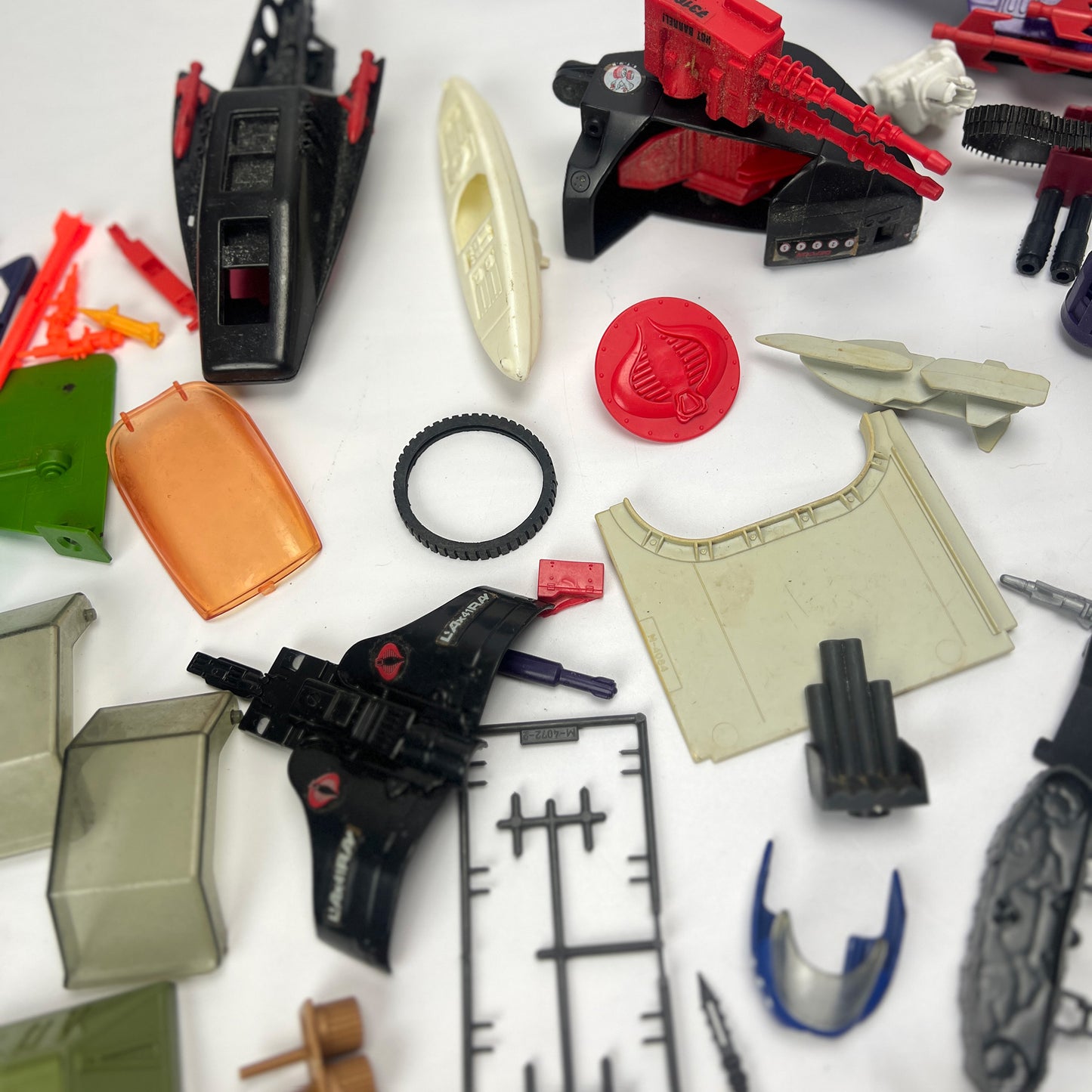 G.I. Joe Parts Lot Incomplete Vehicles Weapons Accessories 1980s-90s