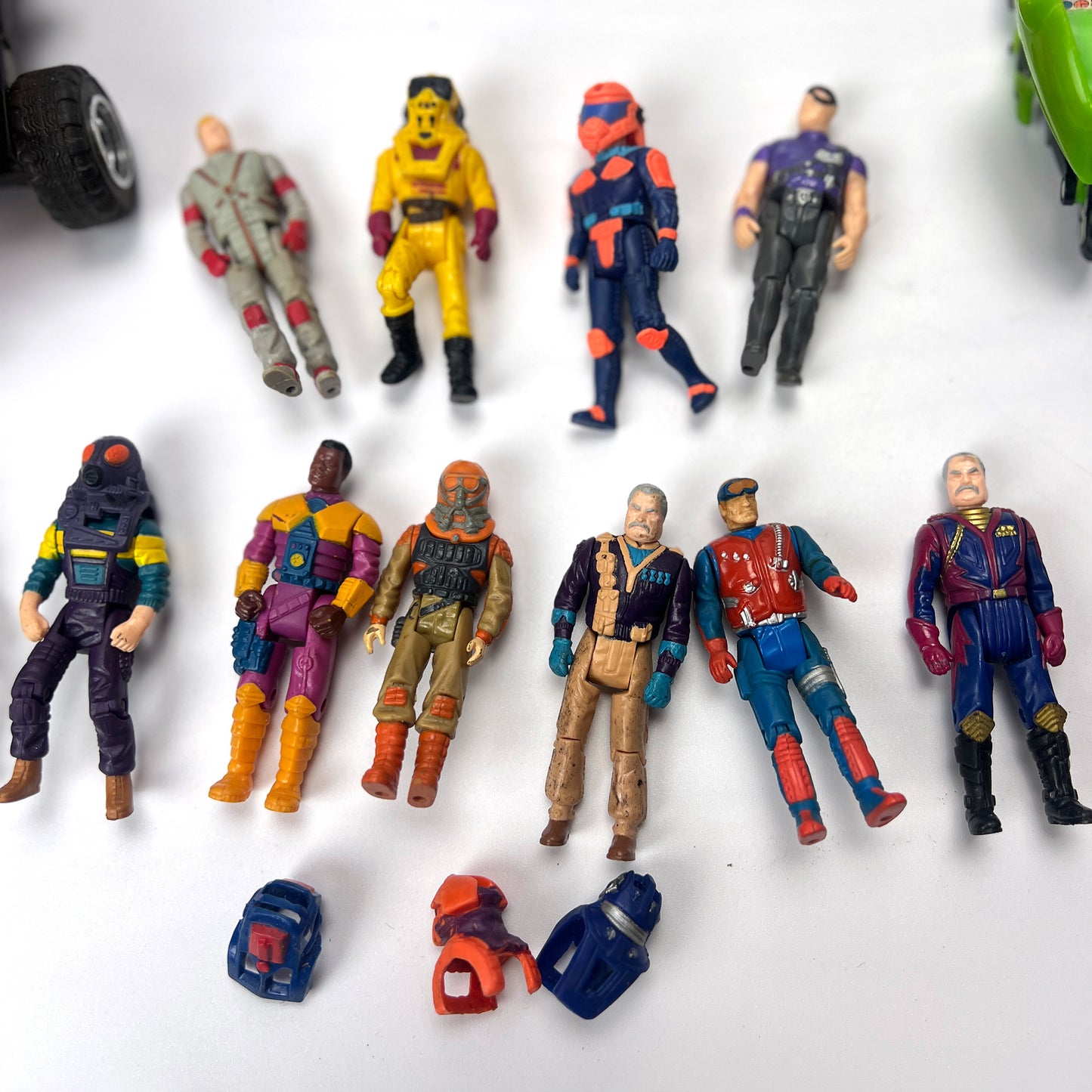 Vintage M.A.S.K. Parts Lot Incomplete Vehicles Figures 16 Vehicles 20 Figures