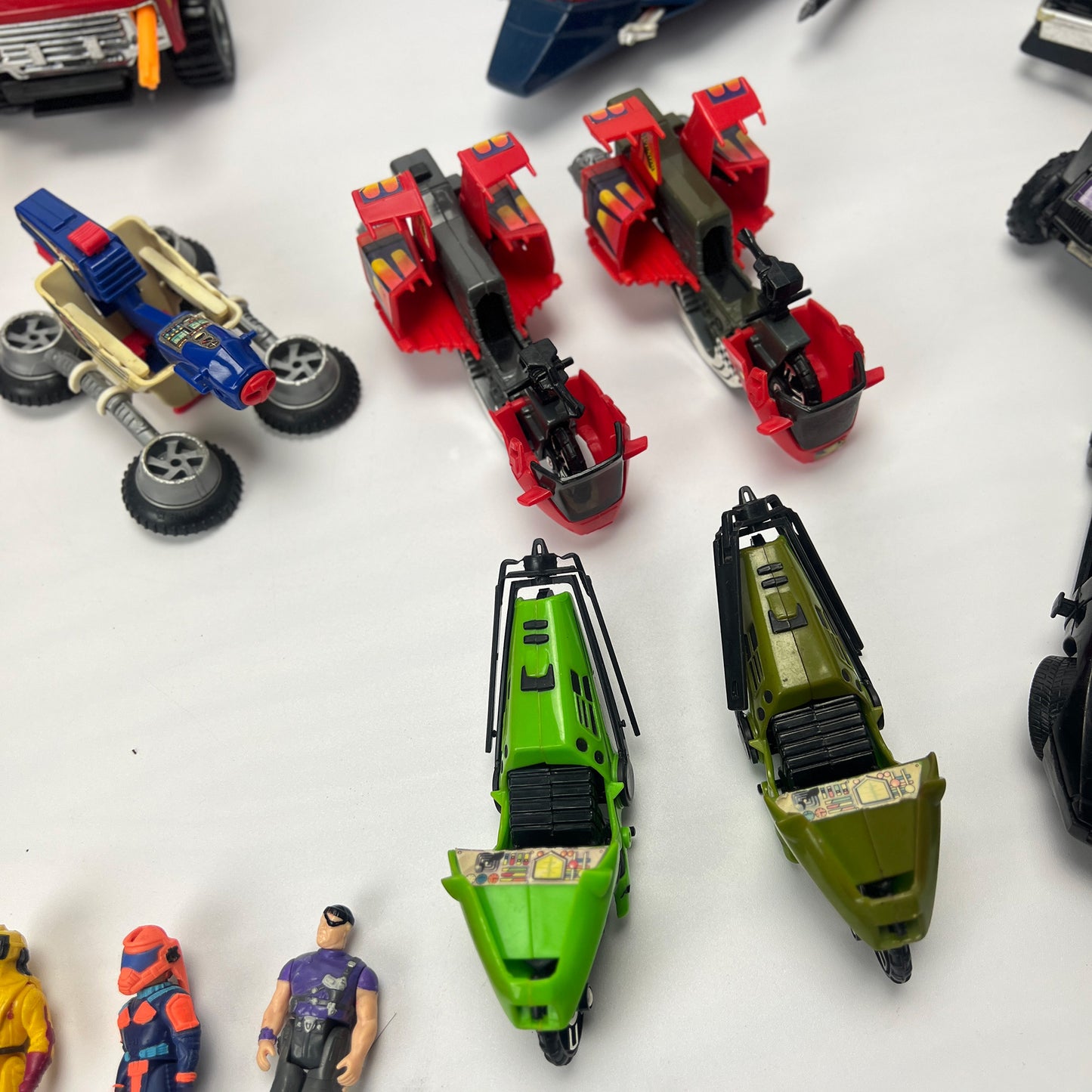 Vintage M.A.S.K. Parts Lot Incomplete Vehicles Figures 16 Vehicles 20 Figures