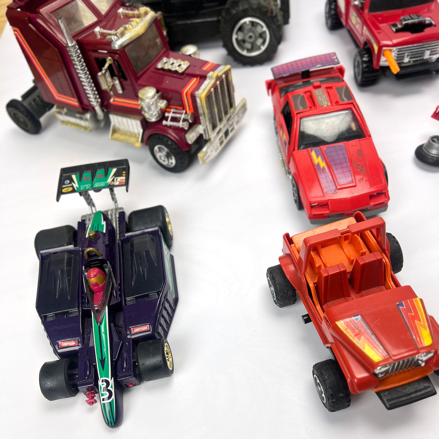Vintage M.A.S.K. Parts Lot Incomplete Vehicles Figures 16 Vehicles 20 Figures