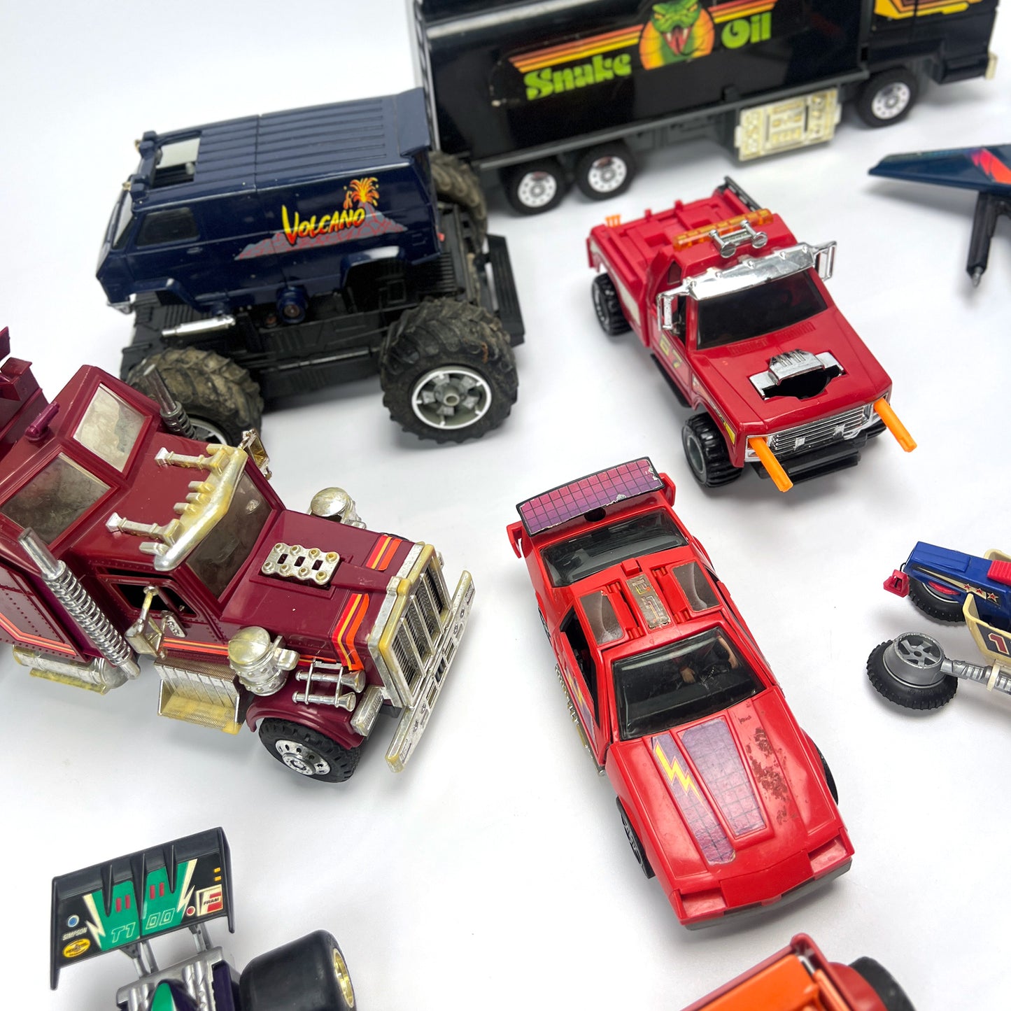 Vintage M.A.S.K. Parts Lot Incomplete Vehicles Figures 16 Vehicles 20 Figures
