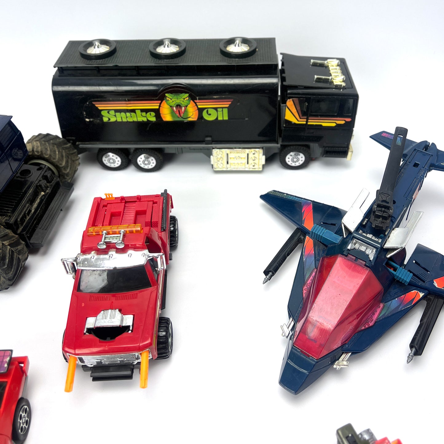 Vintage M.A.S.K. Parts Lot Incomplete Vehicles Figures 16 Vehicles 20 Figures