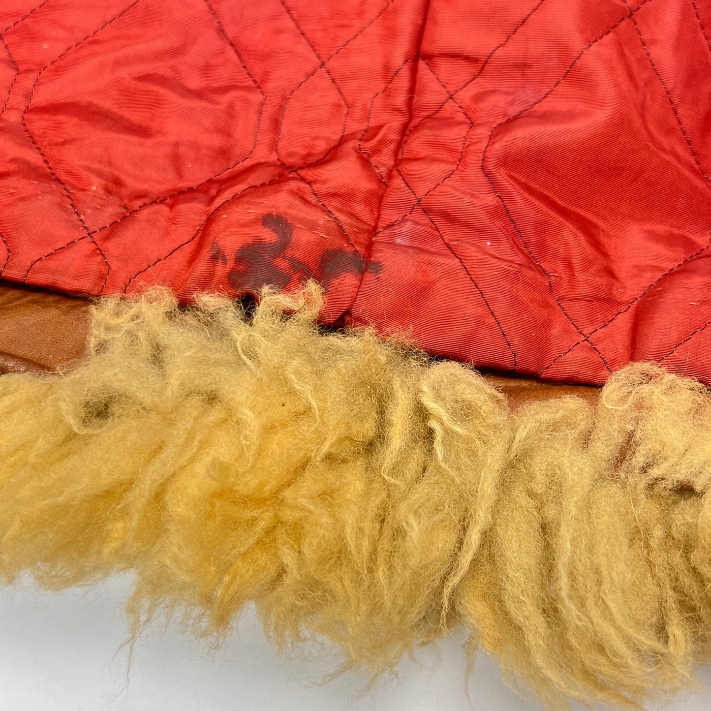 Vintage Penny Lane Suede Faux Shearling Long Coat Women's XS/S