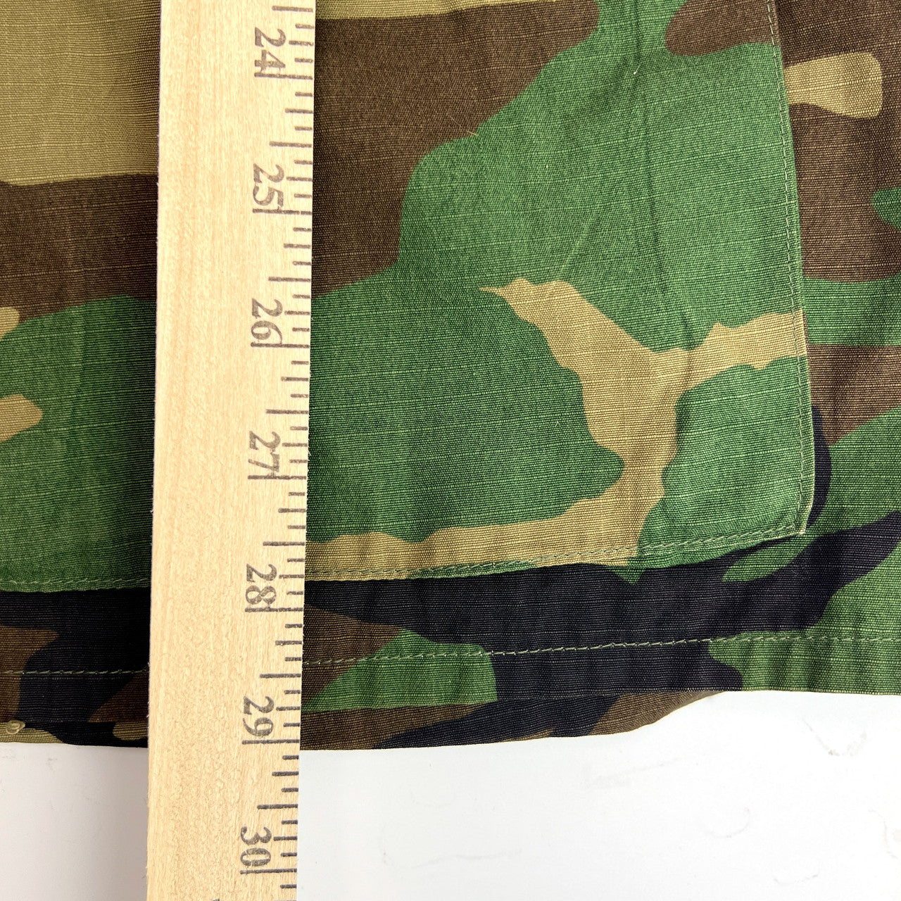 Vintage U.S. Air Force Woodland Camouflage BDU Shirt Medium Regular SAC Patch